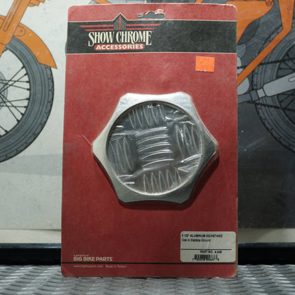 NOS Show Chrome 5.5" Aluminum Kickstand Disk – Part #4-249