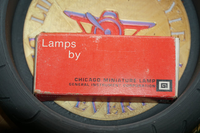 Chicago Miniature B1A Neon Glow Indicator Lamps 125V T3-1/4 BA9s Base [10-Pack]