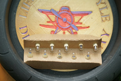 Vintage GE 7387 Miniature Indicator Lamps 28V 1W Bi-Pin Base [Box of 10] photo 1