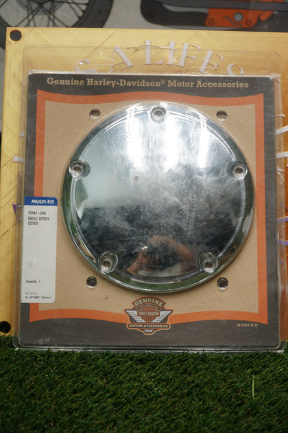 OEM Harley FLHTCUI Left Derby Cover 25415-99 1999-2006 w Hardware photo 2