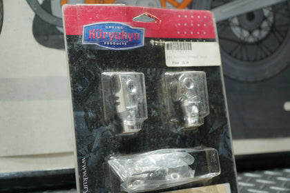 Kuryakyn 8811 Rear Footpeg Adapters – Chrome – Yamaha OEM Peg Mounts photo 2