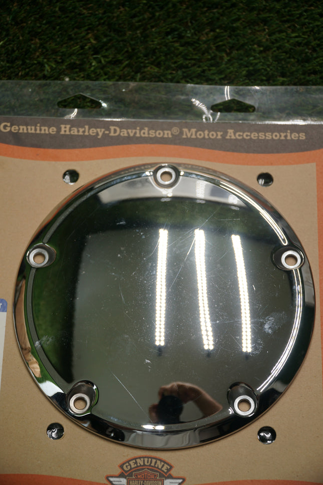 OEM Harley FLHTCUI Left Derby Cover 25415-99 1999-2006 w Hardware