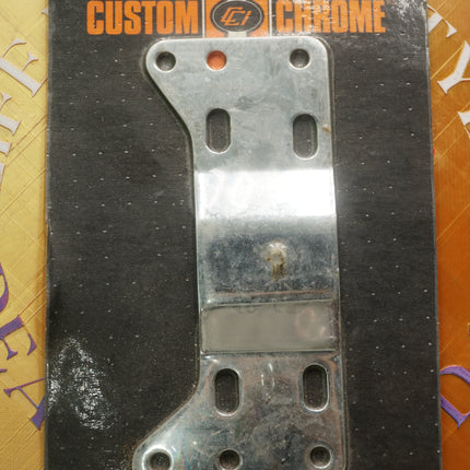 Chrome Transmission Mounting Plate for Harley Softail FXST FLST 1986-1999