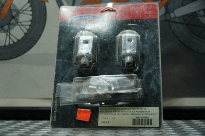 Kuryakyn 8817 Splined Peg Adapters – Chrome – Honda & Yamaha photo 1