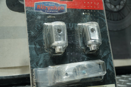 Kuryakyn 8817 Splined Peg Adapters – Chrome – Honda & Yamaha photo 3