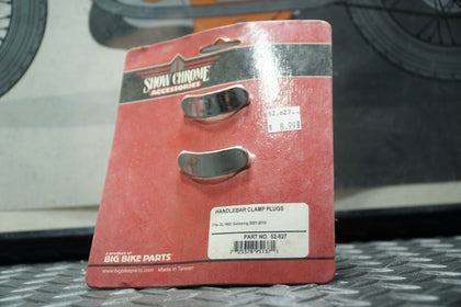 Show Chrome 52-627 Handlebar Clamp Plugs – Chrome – Honda Goldwing GL1500 / GL1800 / F6B photo 2