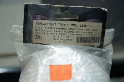 Kuryakyn 2265 Clear Turn Signal Lens Replacements – Fits Kawasaki & Yamaha Models photo 2
