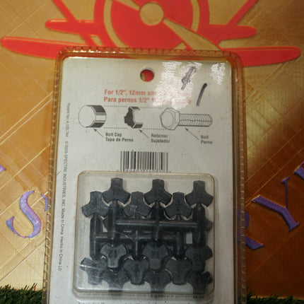 SPECTRE 14085 Chrome Show Car Dress Up Bolt Cap Covers 1/2 Inch 12mm, 13mm Bolts