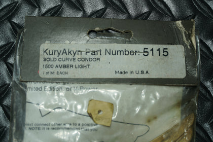 Kuryakyn 5115 Gold Curve Condor 1500 Amber Light – Vintage Emblem Badge photo 3