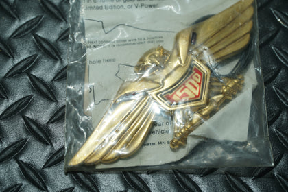 Kuryakyn 5115 Gold Curve Condor 1500 Amber Light – Vintage Emblem Badge photo 4