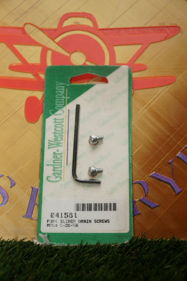 Fork Slider Drain Screws 1973-2013 Harley Davidson XL Sportster Motorcycle NOS