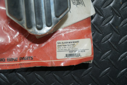 Show Chrome 21-451R Rail Slider Mini Board Brake Pedal – Fits VT600, GL1500, VT1100, V-Star 650/1100 photo 2
