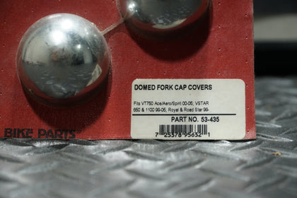 Show Chrome 53-435 Domed Fork Cap Covers – 28mm Chrome – Fits Honda VT750 Aero, Phantom, R/S, Spirit C2 Meancycles +2 photo 3