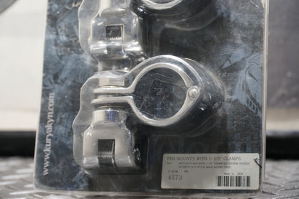 Kuryakyn 4573 Universal Peg Mounts with 1-1/2” Magnum Quick Clamps – Chrome photo 5