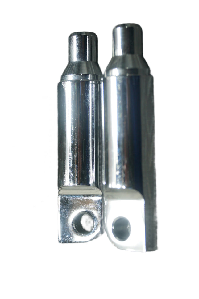 Kuryakyn 8064 2.5” Male Mount Footpeg Extensions – Chrome – Fits Harley-Davidson & Metric Cruisers