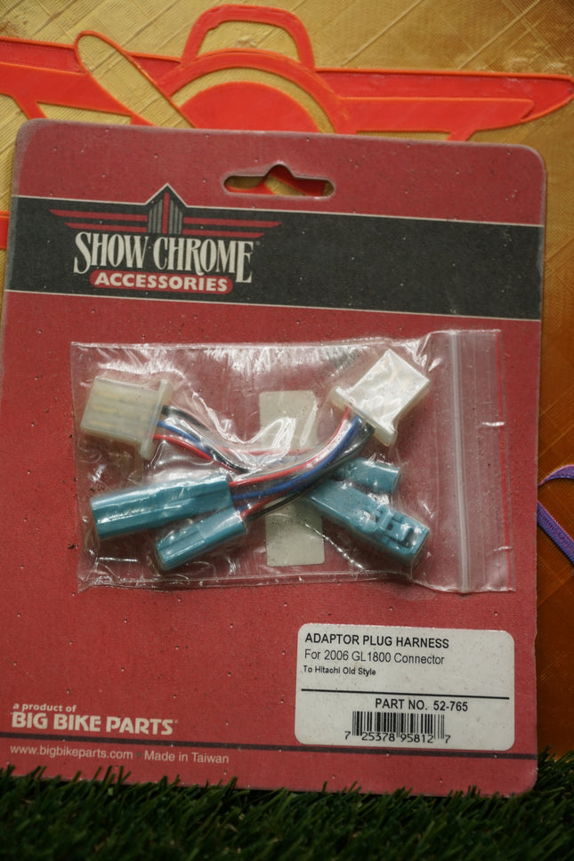 NOS Honda Goldwing GL1800 3-Pin Adapter Plug Harness 2006-Up | Show Chrome 52-765