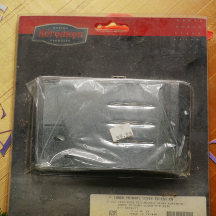 New Harley 1990-2006 FLT Chrome Inner Primary Cover Extension | Kuryakyn 8295