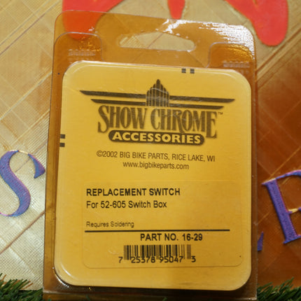 New Show Chrome 16-29 Replacement Toggle Switch 6A 125V for Switch Block 52-605