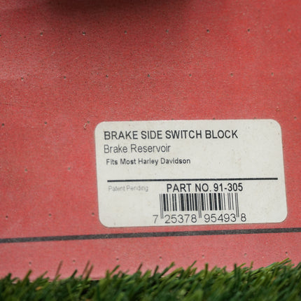 Harley Brake Side Master Cylinder Switch Block Black | Show Chrome 91-305 NOS