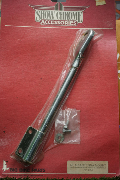 Honda Gold Wing GL1100 GL1200 Chrome Antenna Mount Bracket | Show Chrome 2-54 NOS photo 1