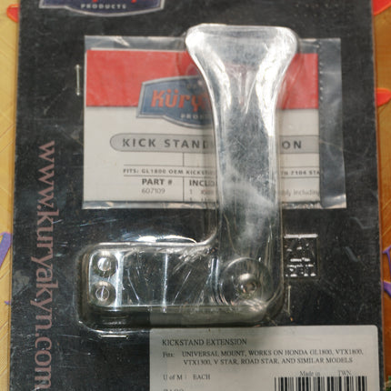 Honda Goldwing GL1800 Stand-Rite Chrome Kickstand Extension | Kuryakyn 7109
