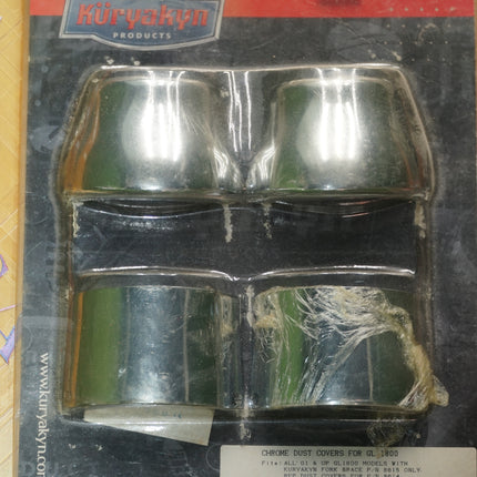 Honda Goldwing GL1800 Front Fork Brace Chrome Dust Covers | Kuryakyn 8616 Set