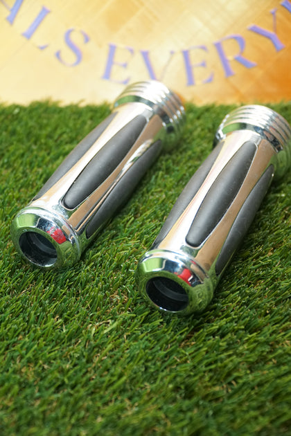 Used Show Chrome Comfort Hand Grips 1" Handlebars Harley Davidson Pre-2009 photo 3