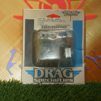Drag Specialties Chrome Lower Right Switch Housing Cover Harley-Davidson