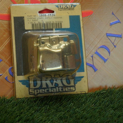Drag Specialties Chrome Lower Switch Housing FLT Right 1808-0526 New