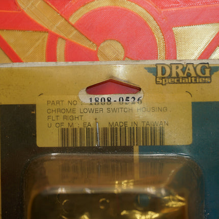 Drag Specialties Chrome Lower Switch Housing FLT Right 1808-0526 New