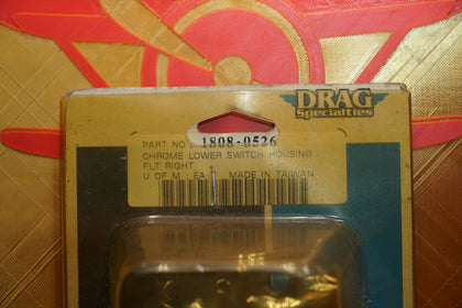 Drag Specialties Chrome Lower Switch Housing FLT Right 1808-0526 New photo 3