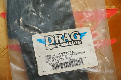 New Drag Specialties DS720281 Floorboard Rubber Pads | Fits 2006-2026 Harley photo 2