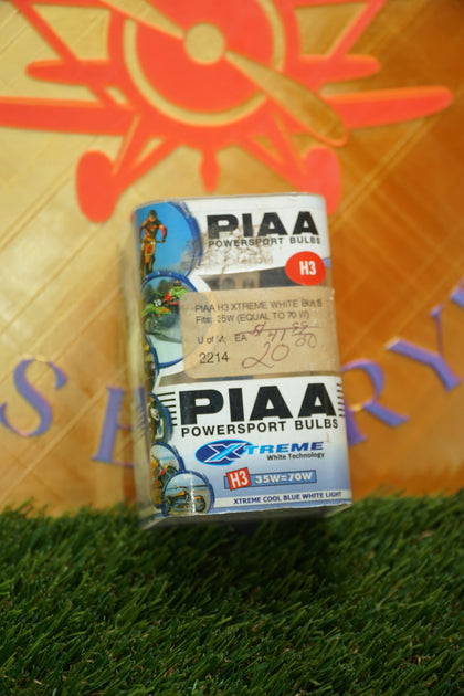 PIAA 2214 H3 Xtreme White Powersport Halogen Bulb 35W 70W Eq Motorcycle New photo 1