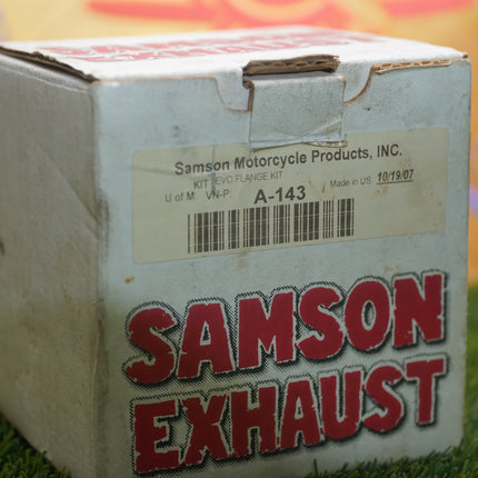 Samson Exhaust A-143 Evo Flange Kit New | Fits Harley Evolution Big Twin 80