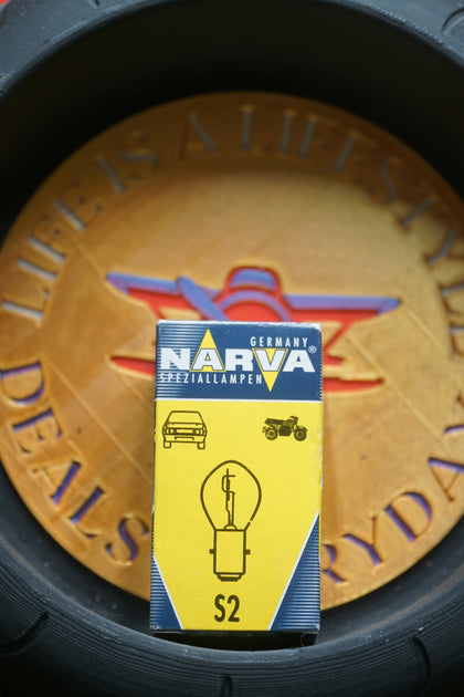 3-Pack Narva 49531 S2 12V 35/35W BA20d Headlight Bulbs Vintage Germany Lot photo 3