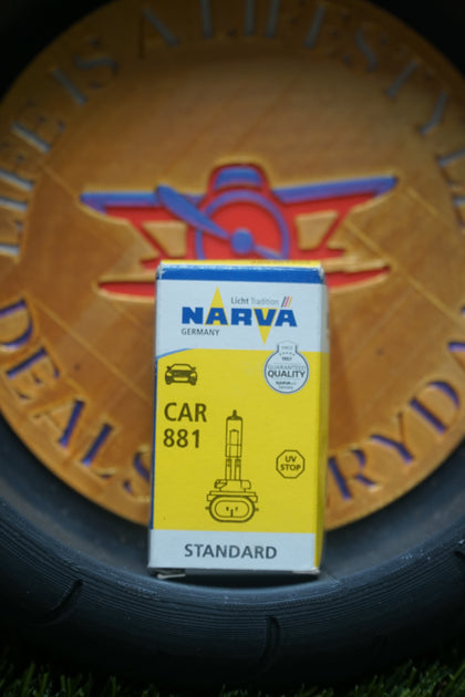 3-Pack Narva 480403000 Car 881 12.8V 27W PGJ13 Halogen Bulbs Germany Lot photo 2