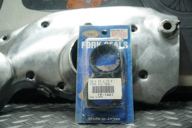K&L 15-1421 Fork Seals 38x50x10.5mm – High-Quality Japanese-Made Suspension Seals