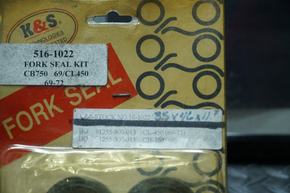 K&S 516-1022 Fork Seal Kit 35x46x11mm for Honda CB750 CB450 CL450 (69–72) photo 3