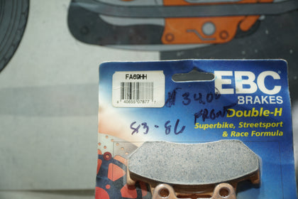 EBC FA69HH Double‑H Sintered Brake Pads for Honda CB, CX, Goldwing & Interceptor photo 2