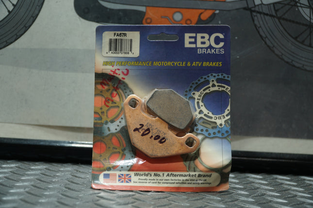 EBC FA67R R‑Series Sintered Brake Pads for Dirt & Dual‑Sport Bikes (Front/Rear)