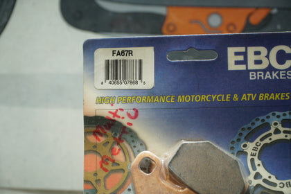 EBC FA67R R‑Series Sintered Brake Pads for Dirt & Dual‑Sport Bikes (Front/Rear) photo 2