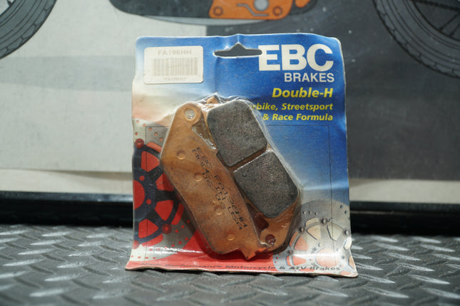 EBC FA196HH Double‑H Sintered Brake Pads for Touring & Cruiser Bikes (Front/Rear)