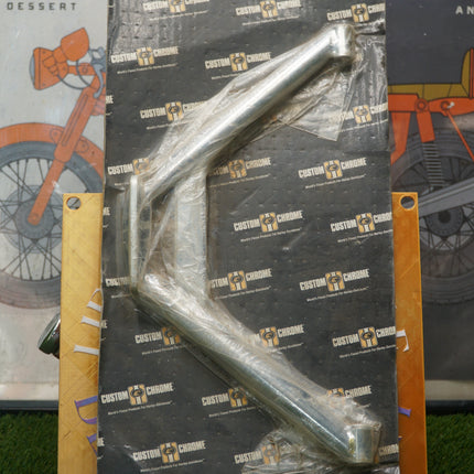NOS Custom Chrome Transmission Passenger Peg Bracket Harley Rigid Big Twin 12686