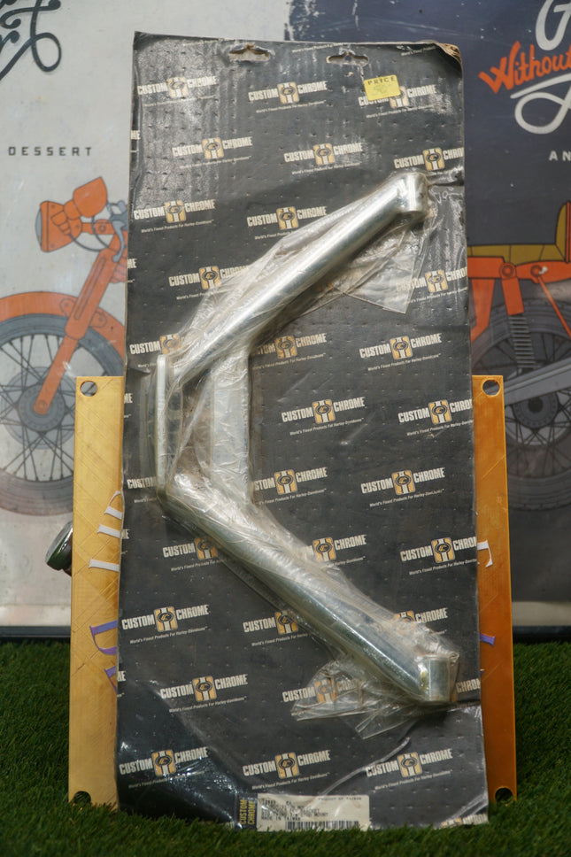 NOS Custom Chrome Transmission Passenger Peg Bracket Harley Rigid Big Twin 12686
