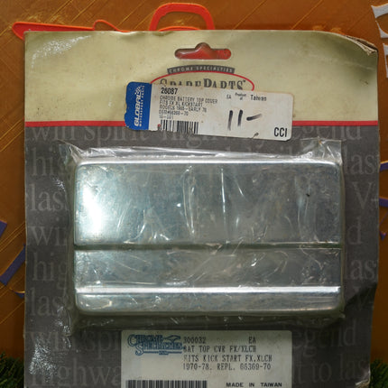 NOS Chrome Specialties Battery Top Cover Harley Shovelhead FX XLCH 70-78 300032