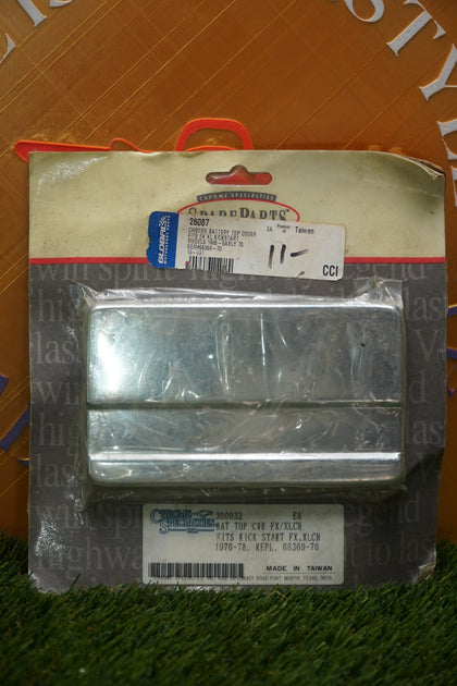 NOS Chrome Specialties Battery Top Cover Harley Shovelhead FX XLCH 70-78 300032 photo 1