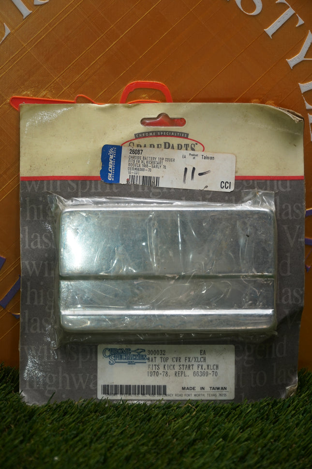 NOS Chrome Specialties Battery Top Cover Harley Shovelhead FX XLCH 70-78 300032
