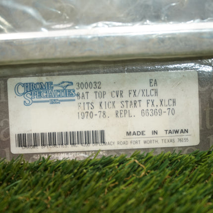 NOS Chrome Specialties Battery Top Cover Harley Shovelhead FX XLCH 70-78 300032