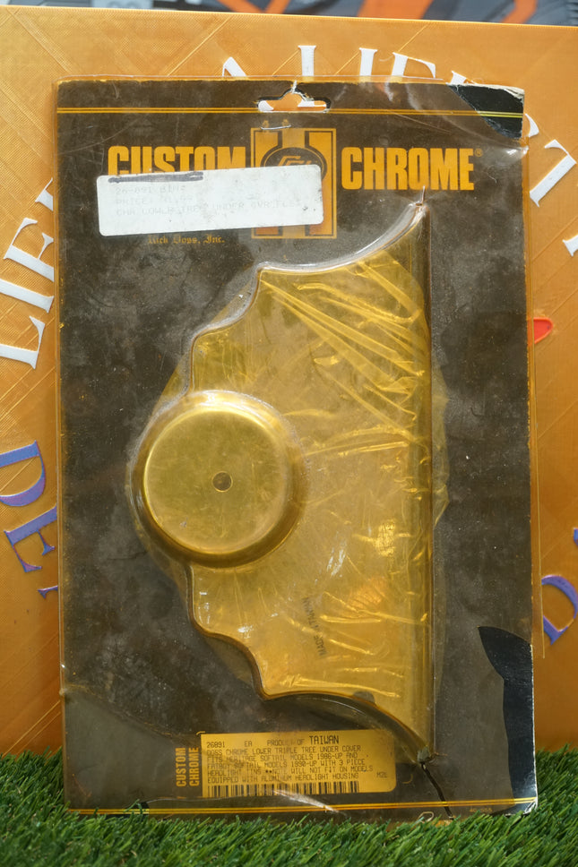 NOS Rick Doss Lower Triple Tree Cover Harley Heritage Fat Boy Softail 26-891