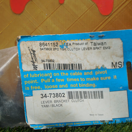 Emgo MX Split Clutch Perch Bracket 34-73802 Yamaha Suzuki Kawasaki Black NOS